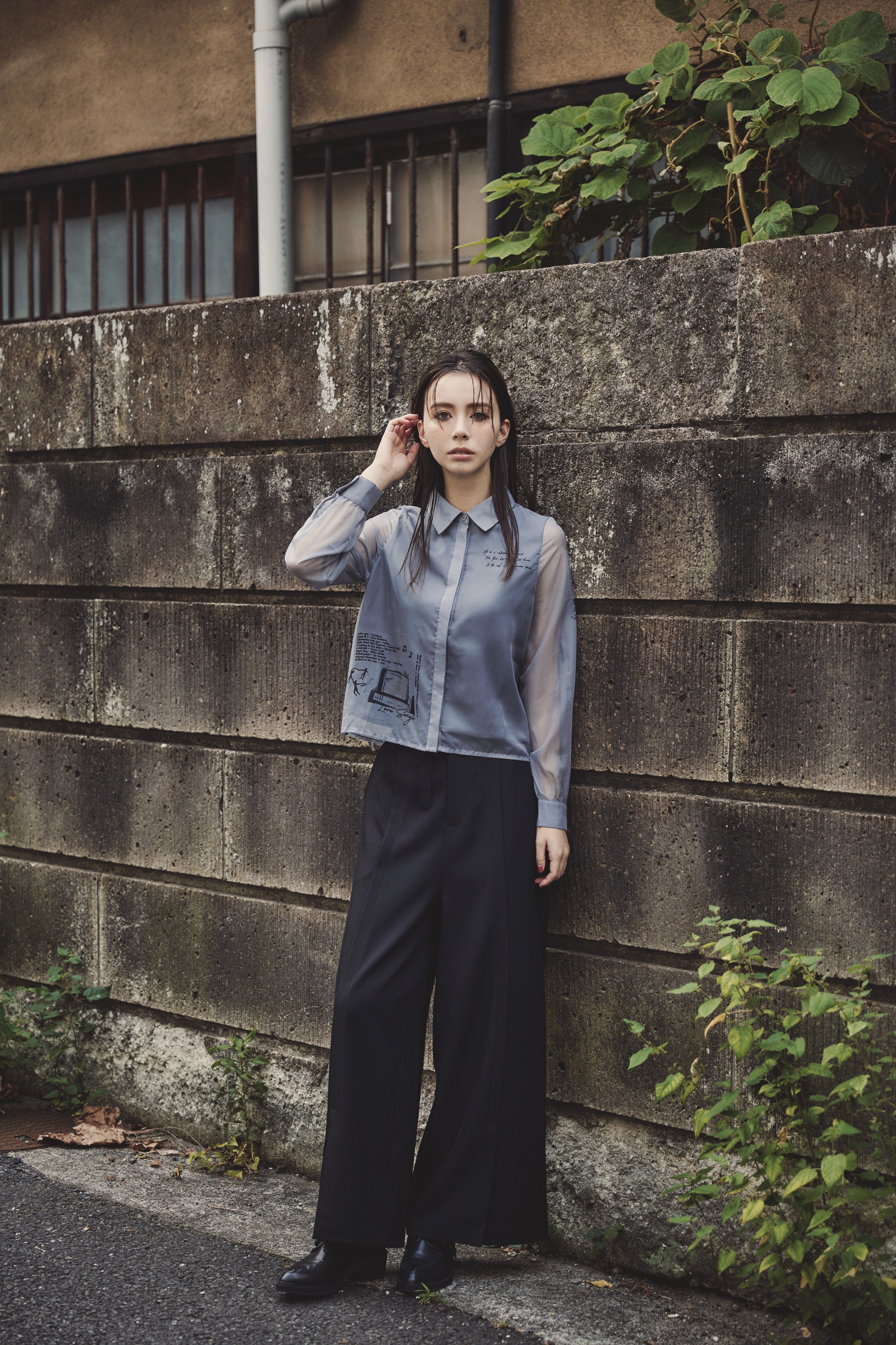 Slit Detail Pants - 25WDB293D