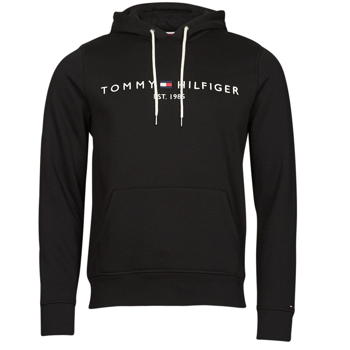 Tommy Hilfiger - TOMMY LOGO HOODY - Black