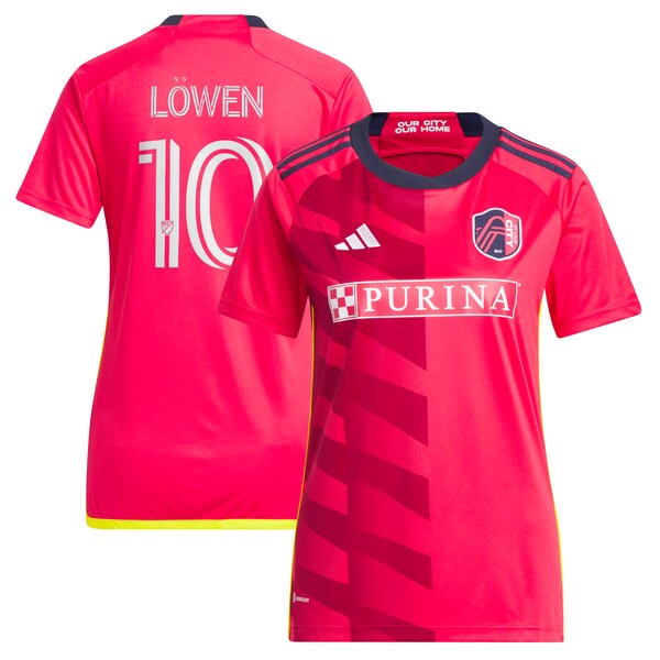 Eduard Löwen St. Louis City SC adidas Women's 2024 CITY Kit Replica Jersey - Red