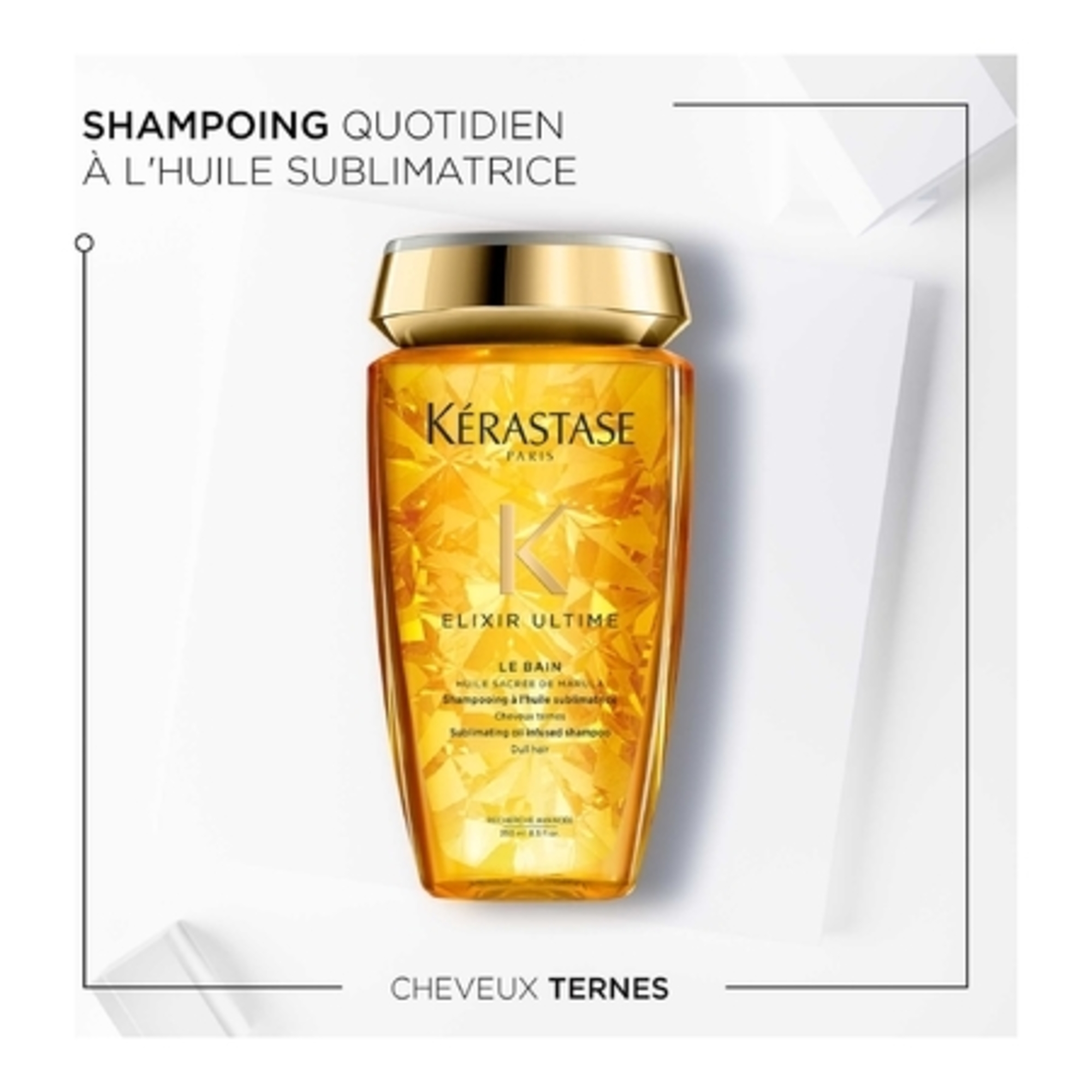 ELIXIR ULTIMEBain réparateur cheveux ternes et abîmés