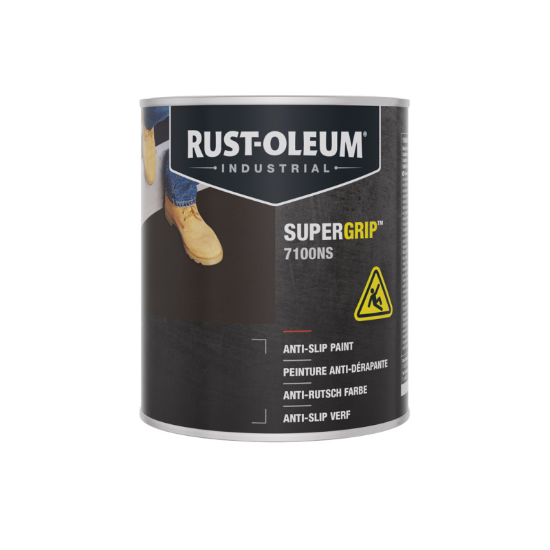 Peinture antidérapante Supergrip 7100NS grise 0,75 L RUST-OLEUM