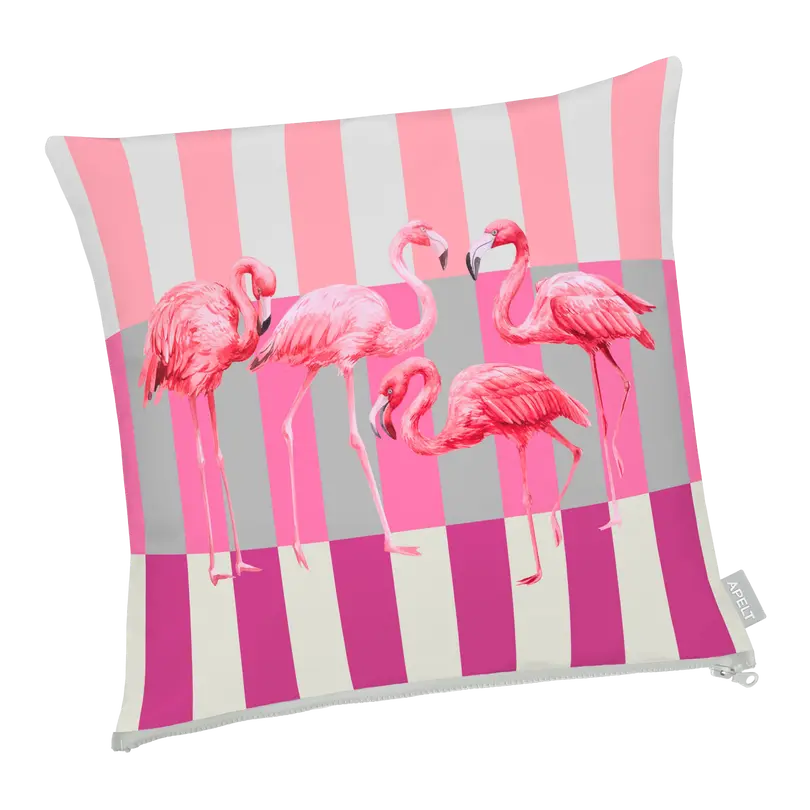 Zierkissen Outdoor-Flamingo