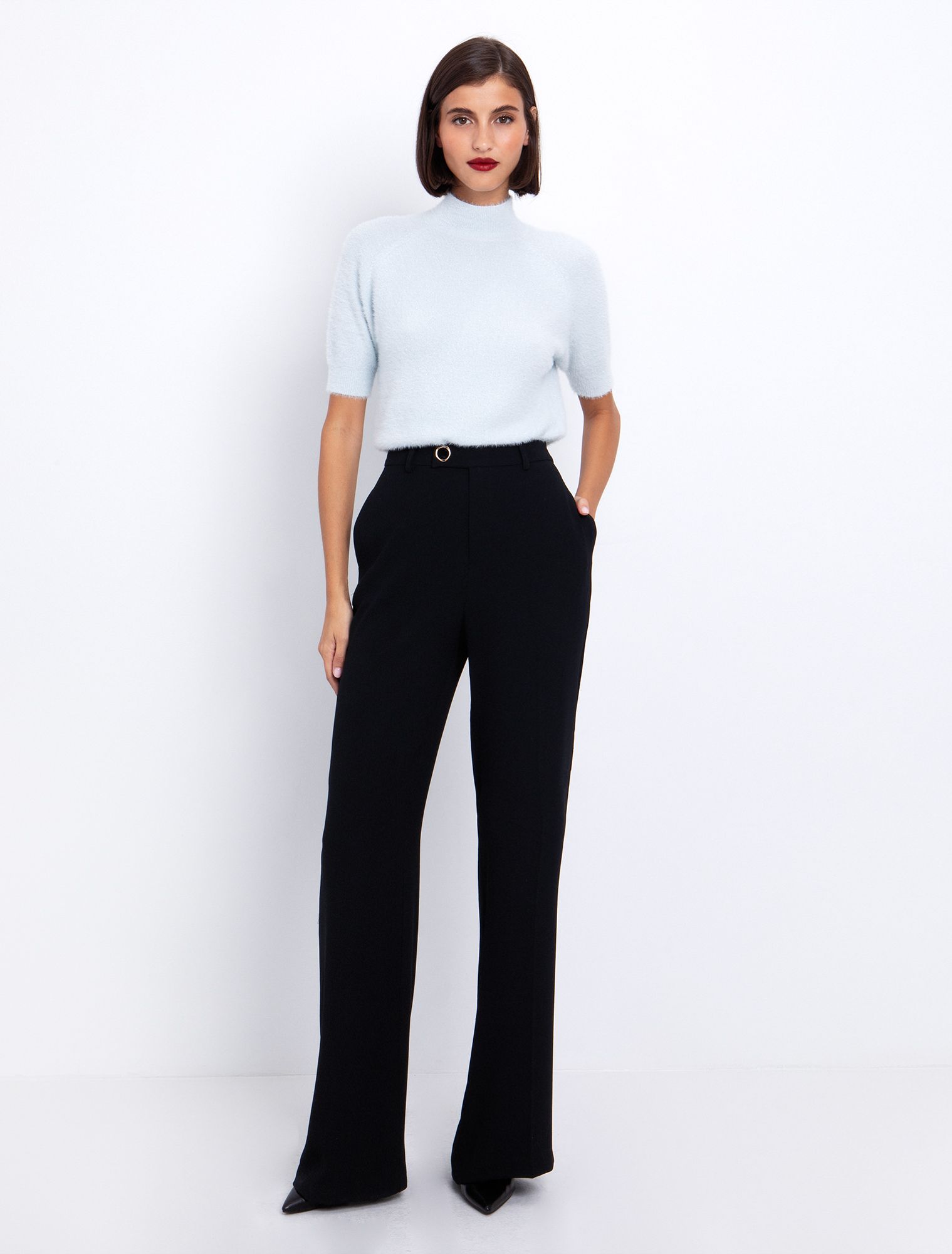 Fluffy μπλούζα με μεταλλόνημα