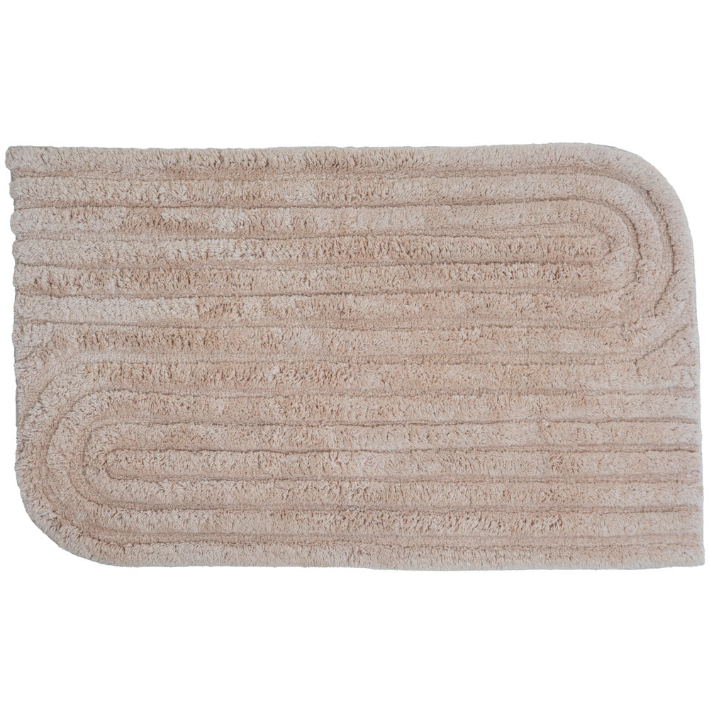 Veer Carpets - Badmat Benja - Beige 50 x 80 cm