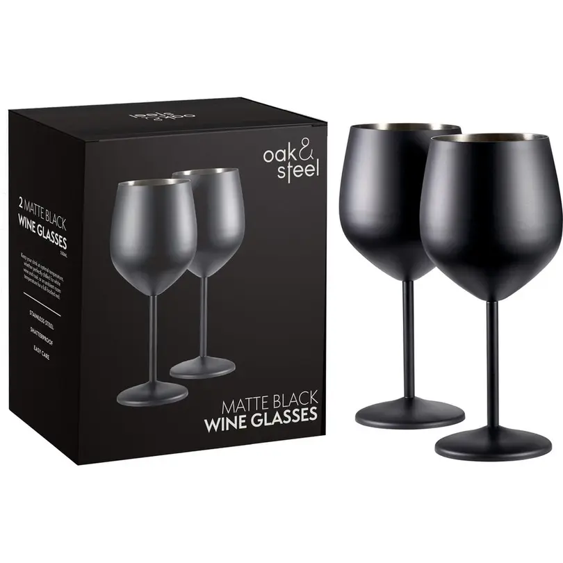 Weinglas 2er-Set Oak & Steel