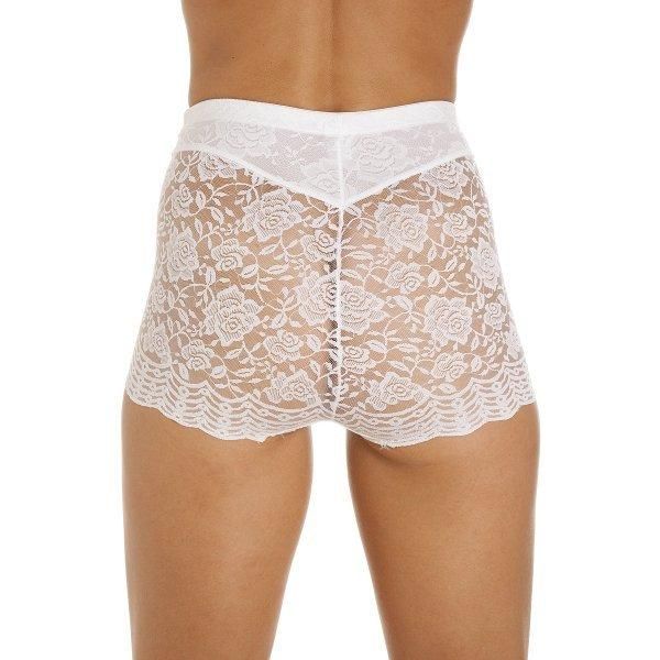 Camille Two Pack Floral Lace Control Boxer Shorts