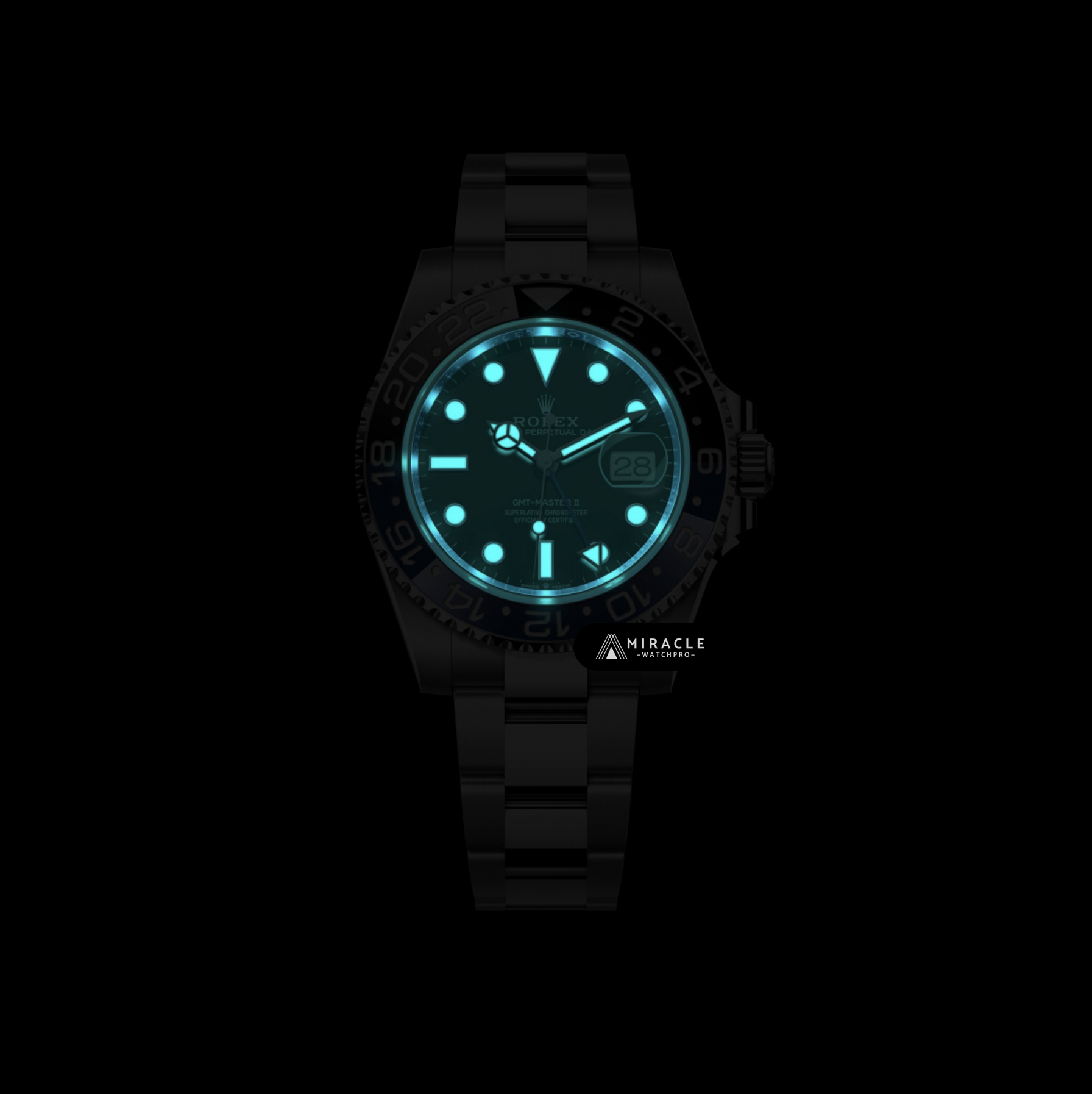 ROLEX-GMT MASTER II-ref.M126710BLNR-0003- Elite Clone-40mm-Replica Watch