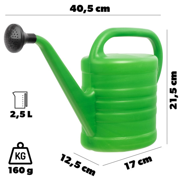 Konewka Ogrodowa Do Podlewania 2,5L Pojemna