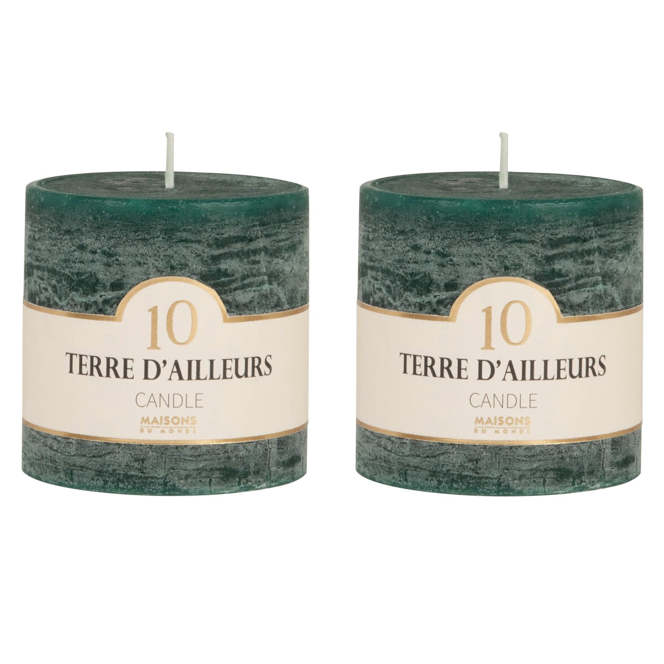 COLORAMA - Bougie parfumée bleu canard H7, 230g