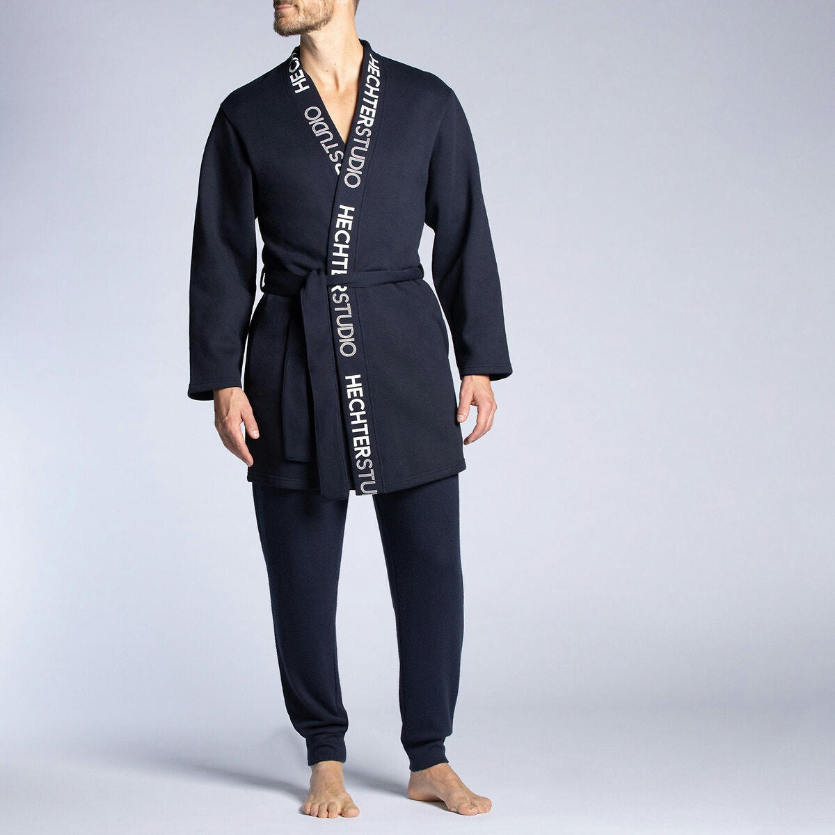 Robe de chambre en molleton gratté