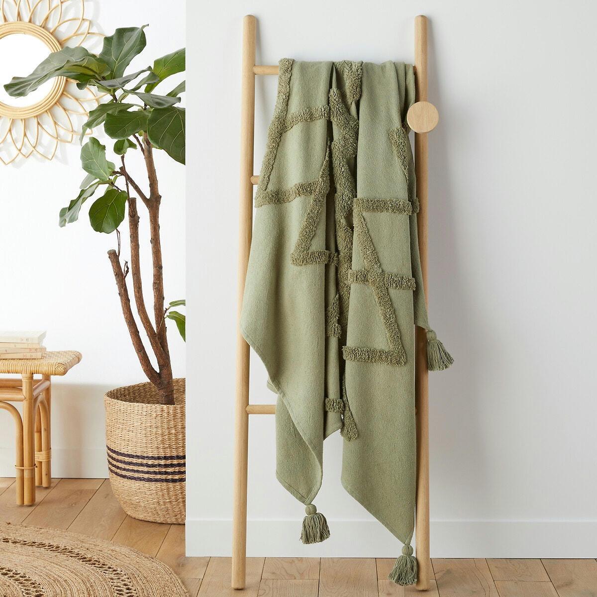 Plaid coton tufté, Assap