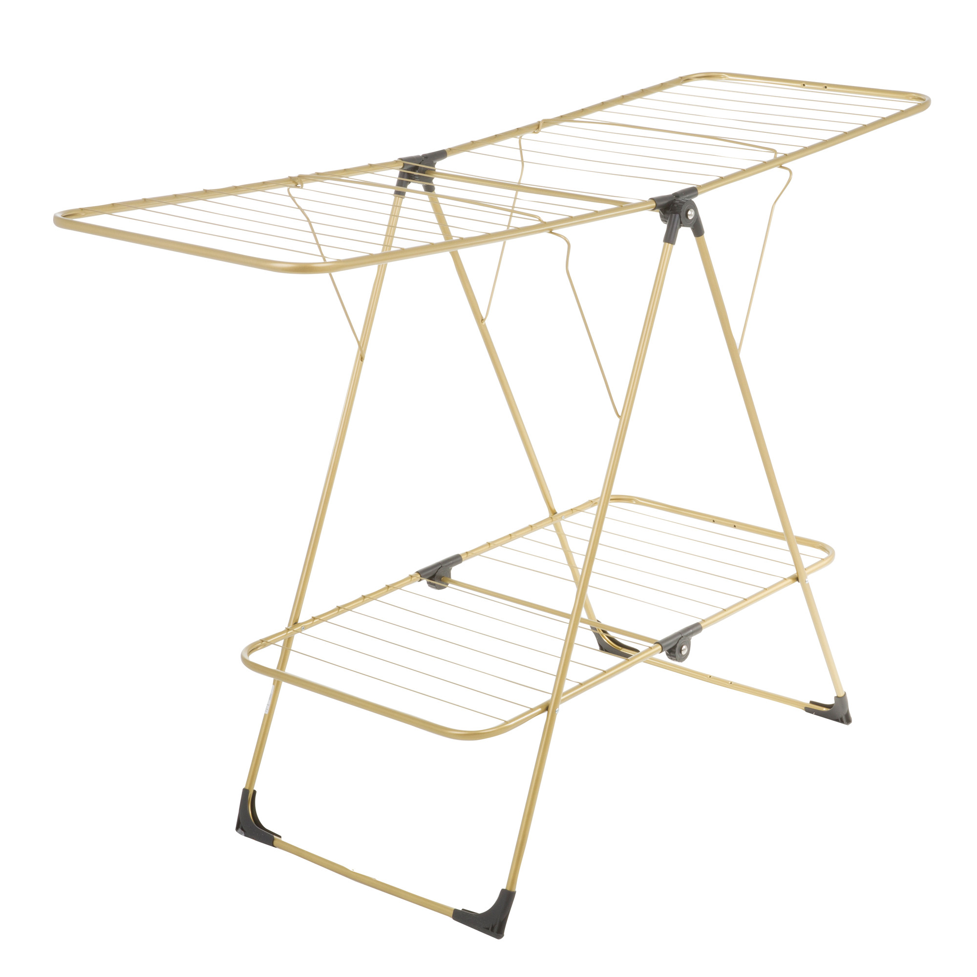 Suszarka na pranie stojąca A300 163x62x114 cm złota VELKEA