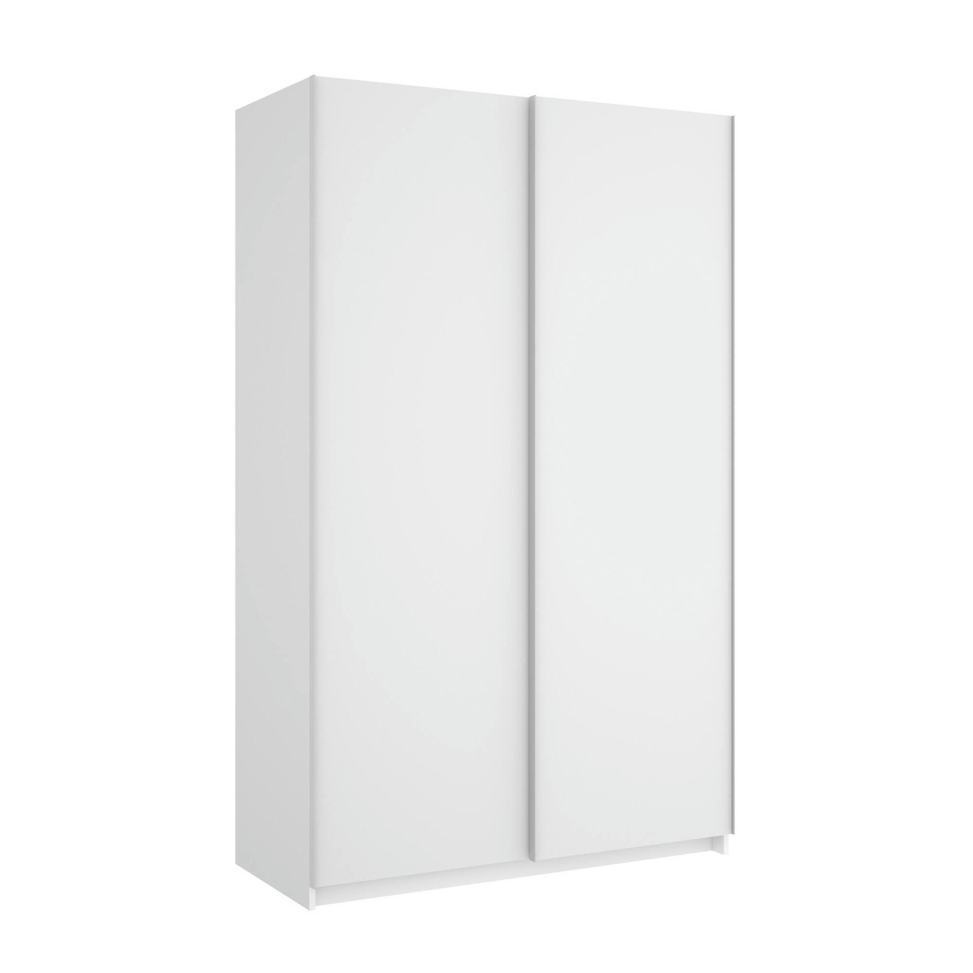 DABBOU - Garde-robe effet bois blanc
