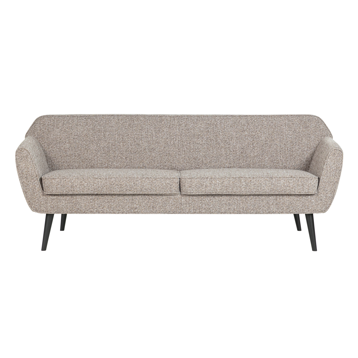 WOOOD bank Rocco 187 cm - Geweven Stof - Bruin Melange