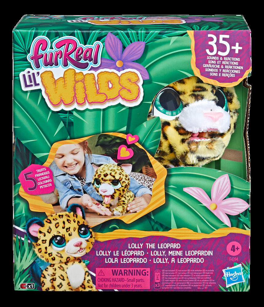 furReal Lil' Wilds Lolly the Leopard Interactive Animatronic Plush Toy