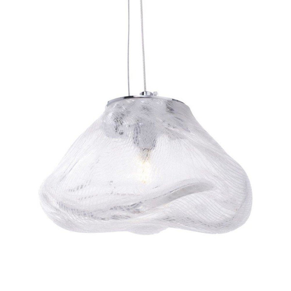 LAMPA WISZĄCA 20cm szklany klosz ICY transparentna
