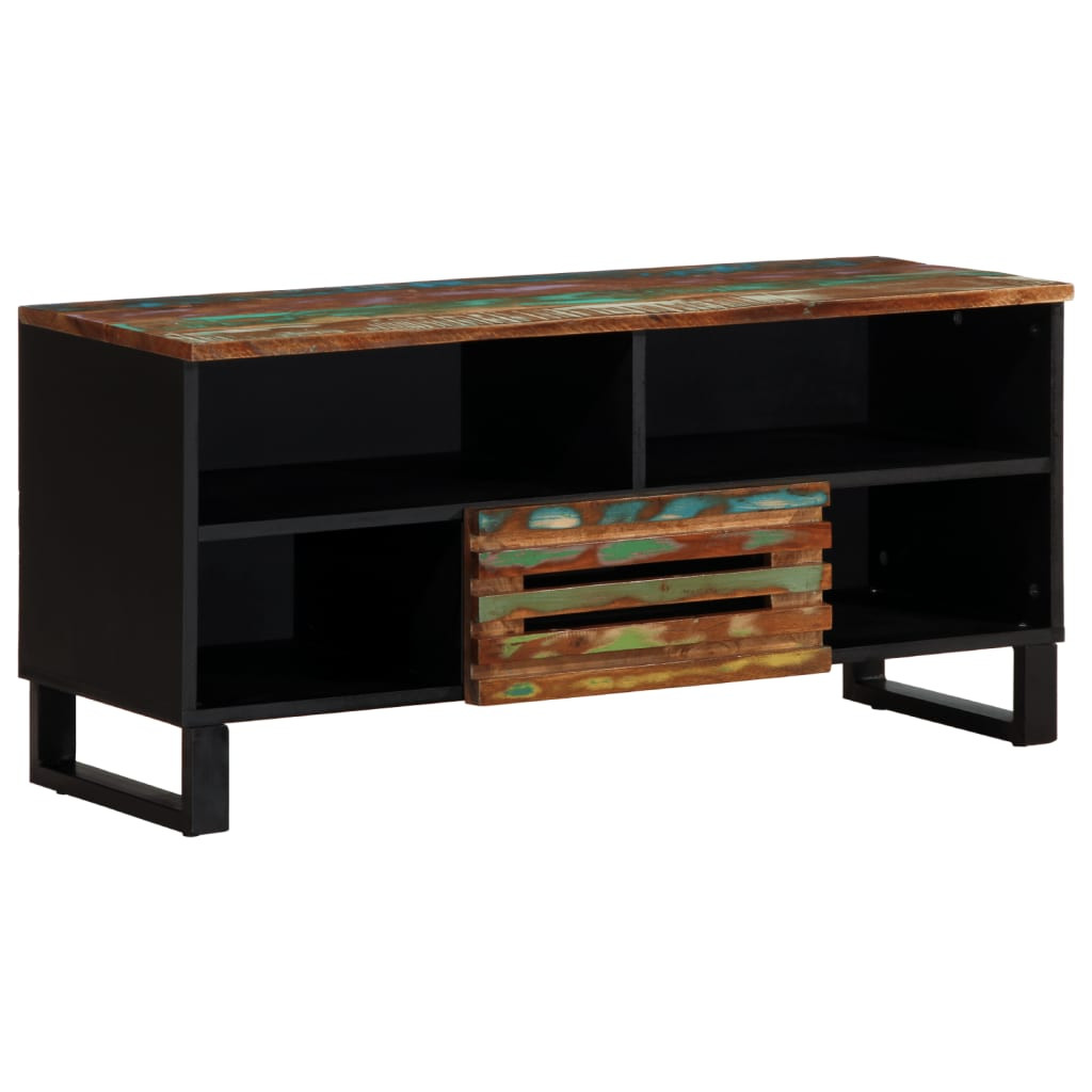 Szafka pod telewizor 100x34x46 cm lite drewno akacjowe