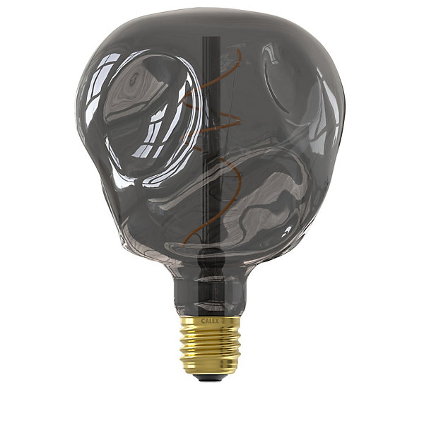 Ampoule LED décorative XXL Neo verre gris titane dimmable E27 4W 80lm Calex