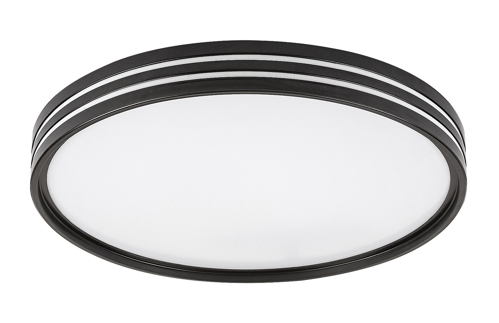 Plafon Eporaokrągły czarny LED 1x25W 39cm 1120lm IP20 Rabalux