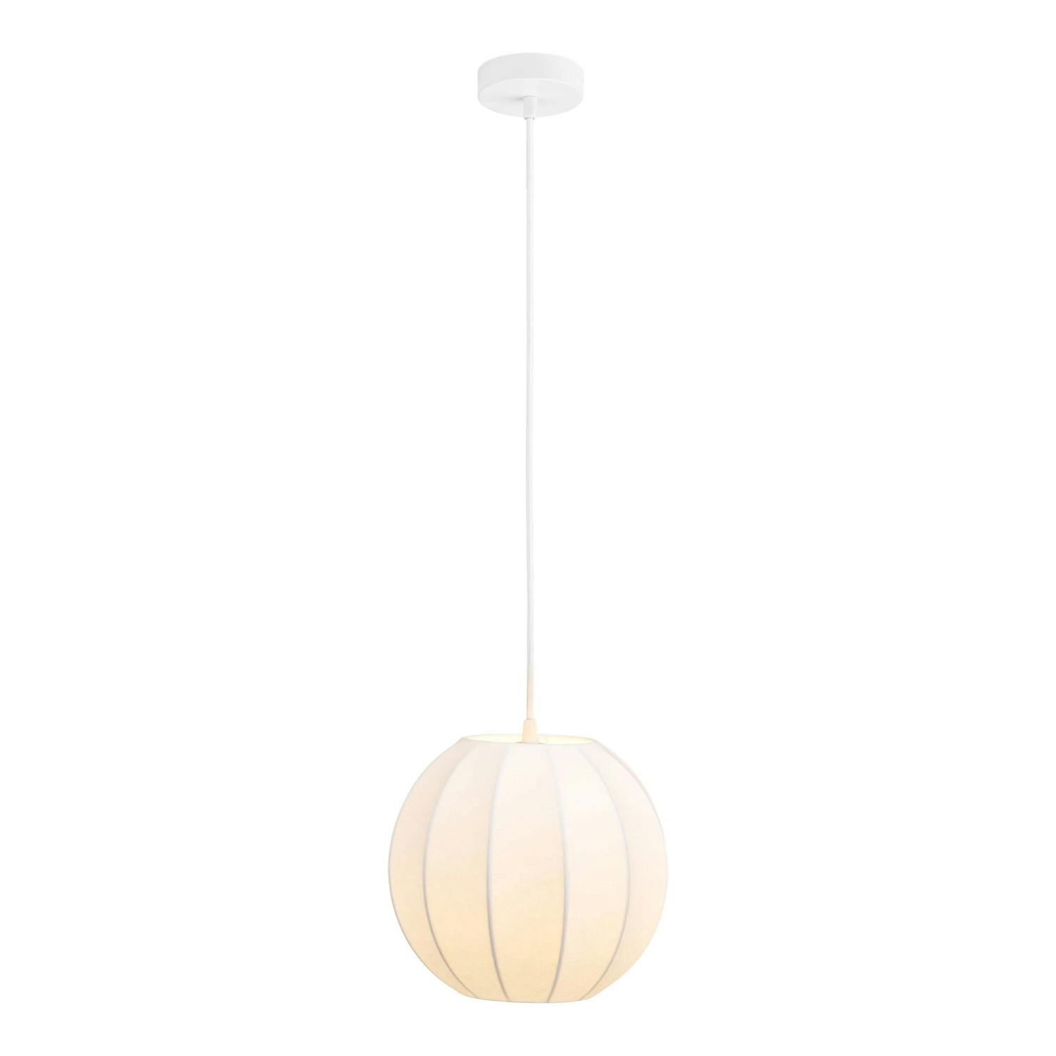 Suspension moderne blanche ø25 cm SKIVE