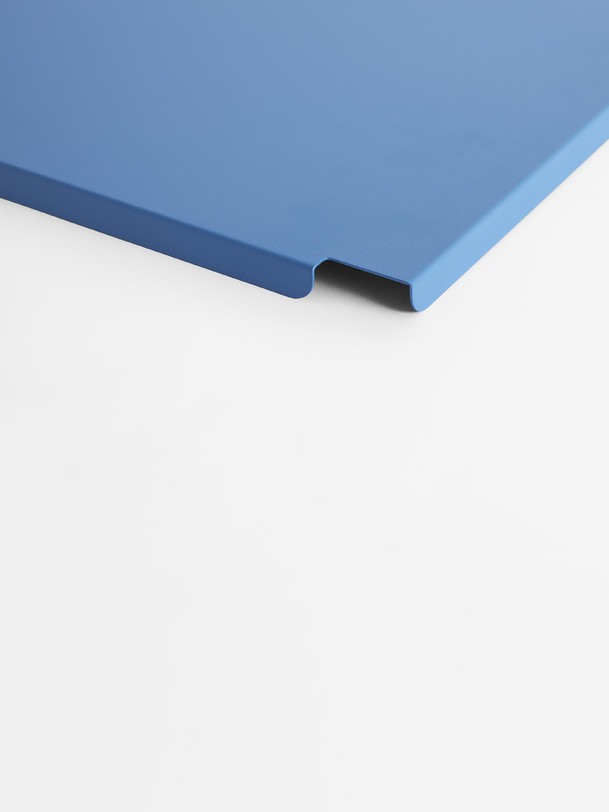 Couvercle metal bleu electrique - colour crate - hay bleu