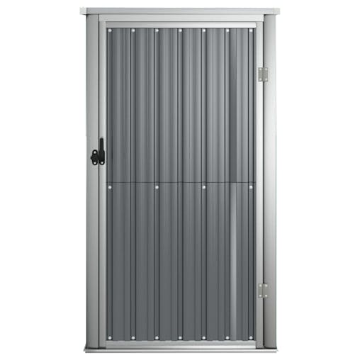 NNEVL Garden Tool Shed Grey 88x89x161 cm Galvanised Steel
