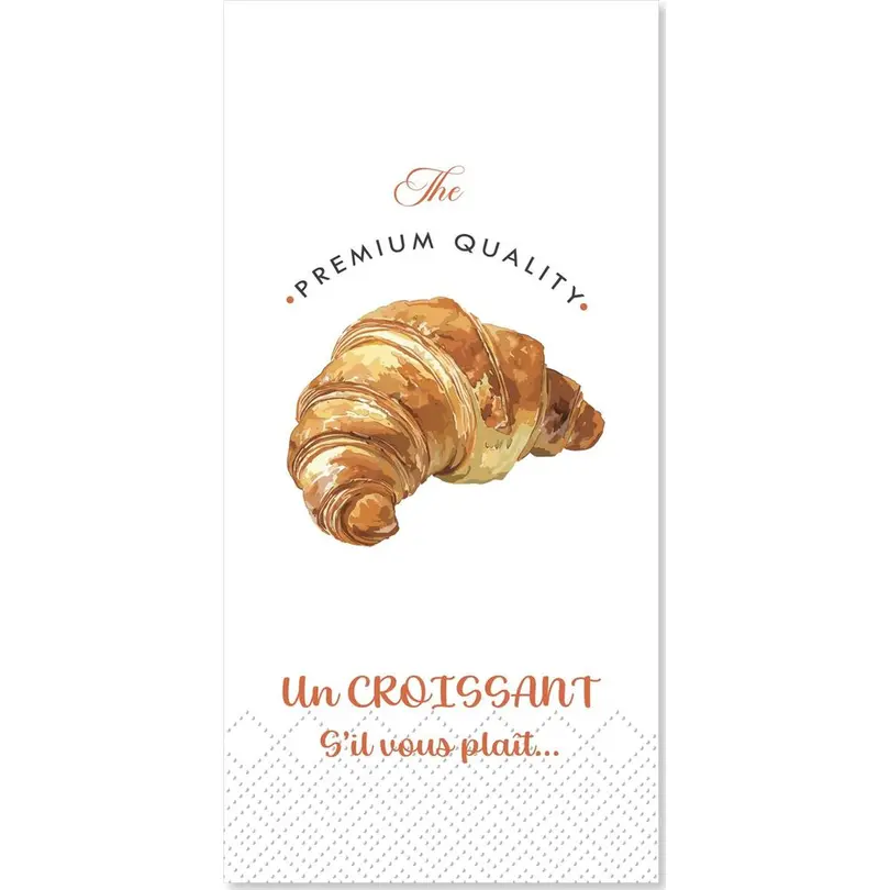 Serviette 16er-Set Croissant