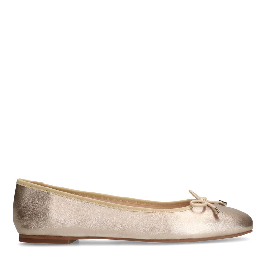 Manfield Gouden leren ballerina's