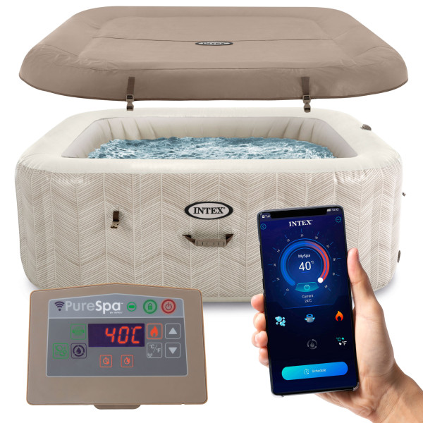 Spa dmuchane basen 4 osobowe hydromasażIntex 28446