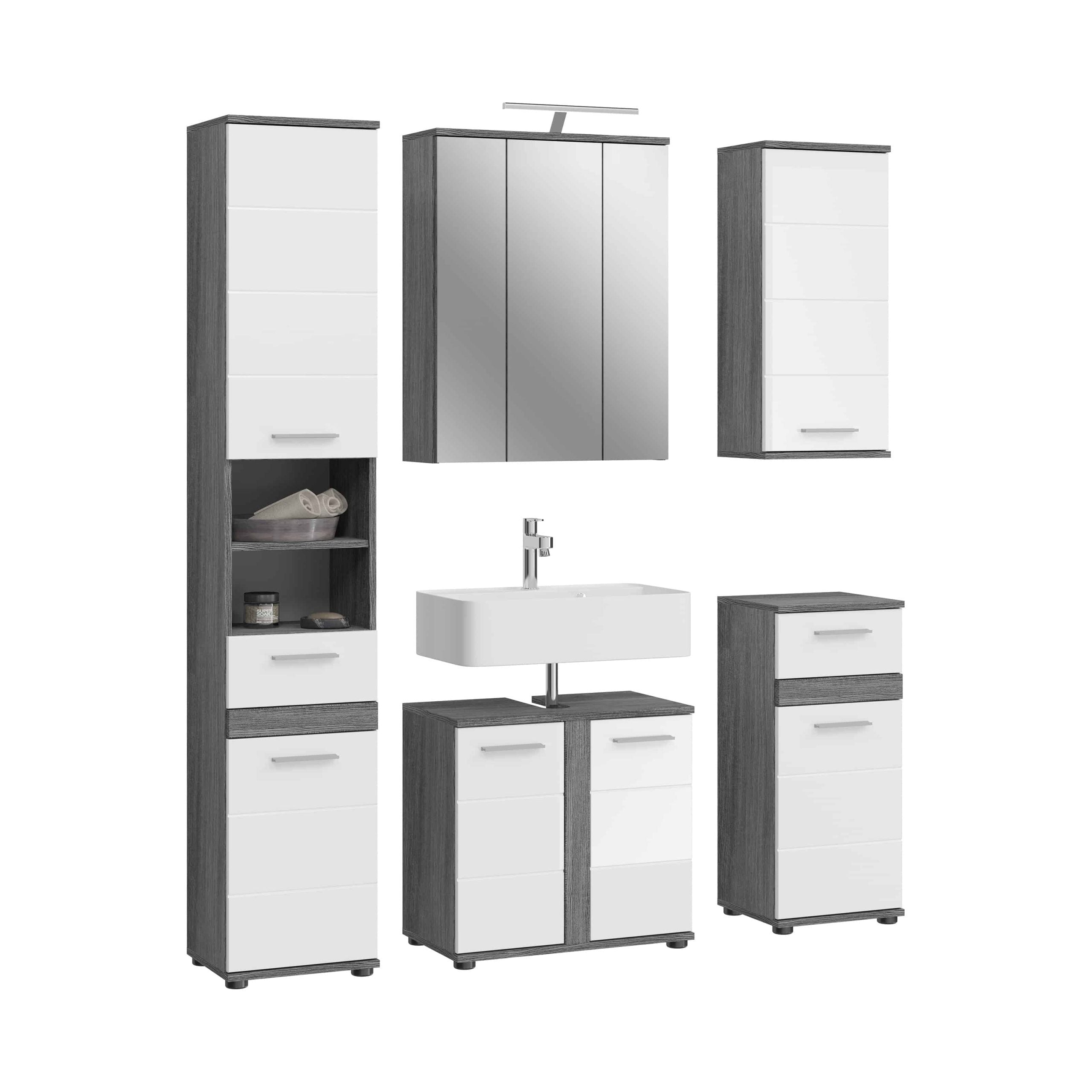 Furnilux Blake badkamercombinatie - 164x191x34cm