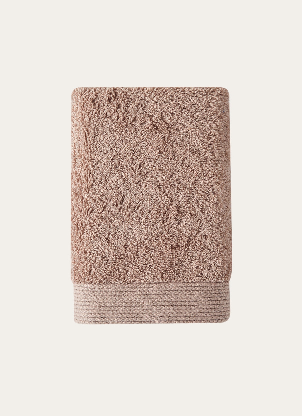 SERVIETTE INVITÉ UNIE EN COTON 500GR TAUPE