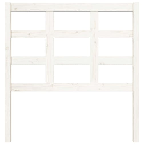 NNEVL Bed Headboard White 95.5x4x100 cm Solid Wood Pine