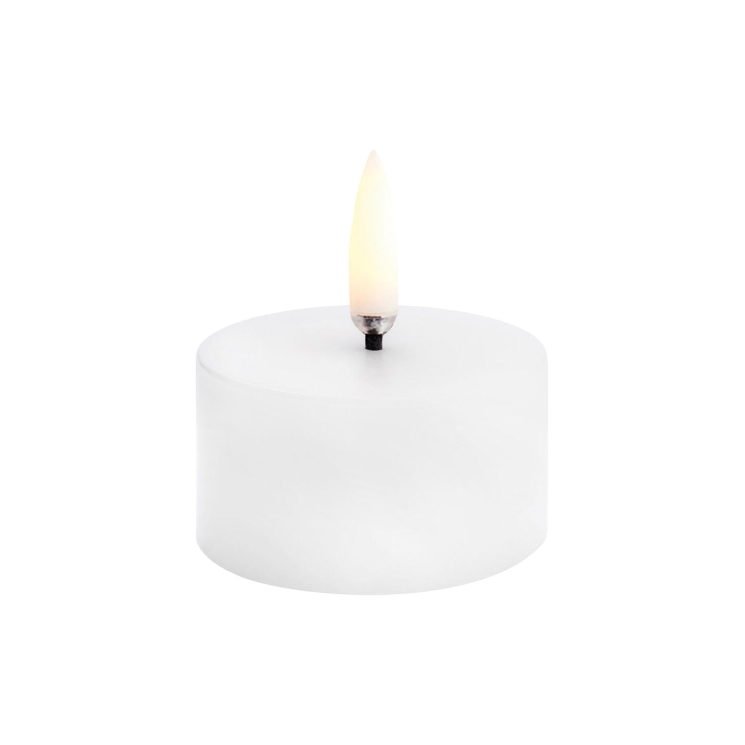 LED Mini Pillar Candle 3 cm, nordic white