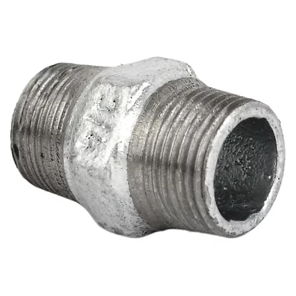 Mamelon égal fonte galvanisée - 15x21mm (1/2'')