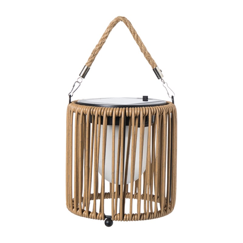 Solar lantaarn lecce - bruin - &Oslash;15x15 cm