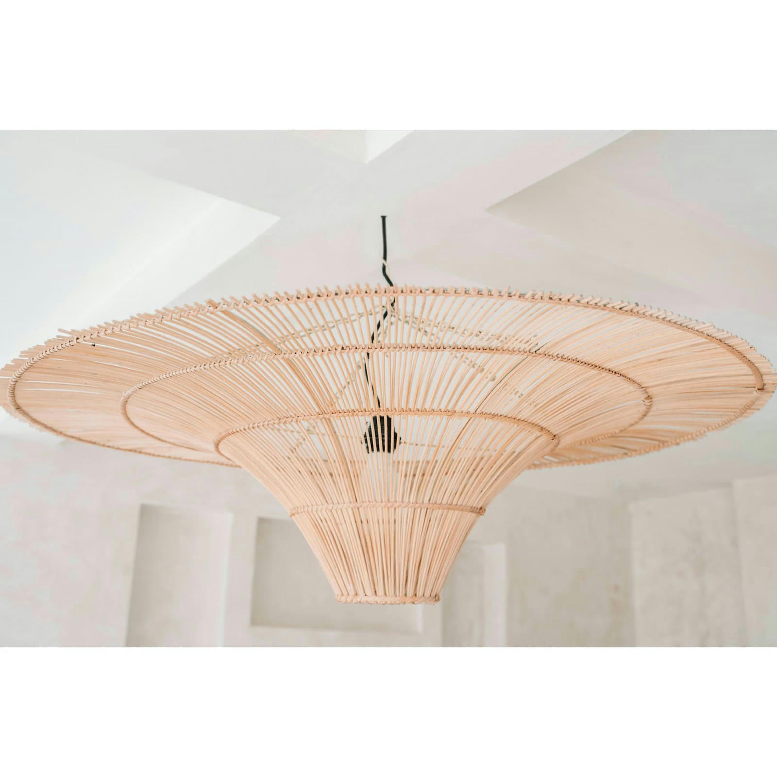 BALI BAZAR - Abat-jour Rotin Bois clair 150x150x40 cm
