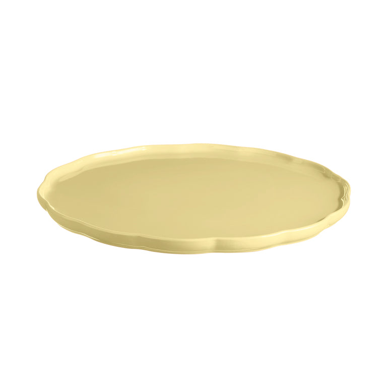 Emile Henry Madeleine Serveerschaal rond - Ø300mm - Vanille