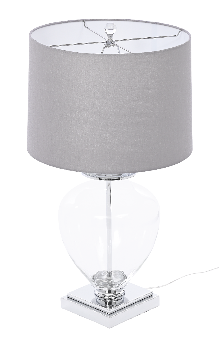 Lampa stołowa Amphora z abażurem 40x40x7cm