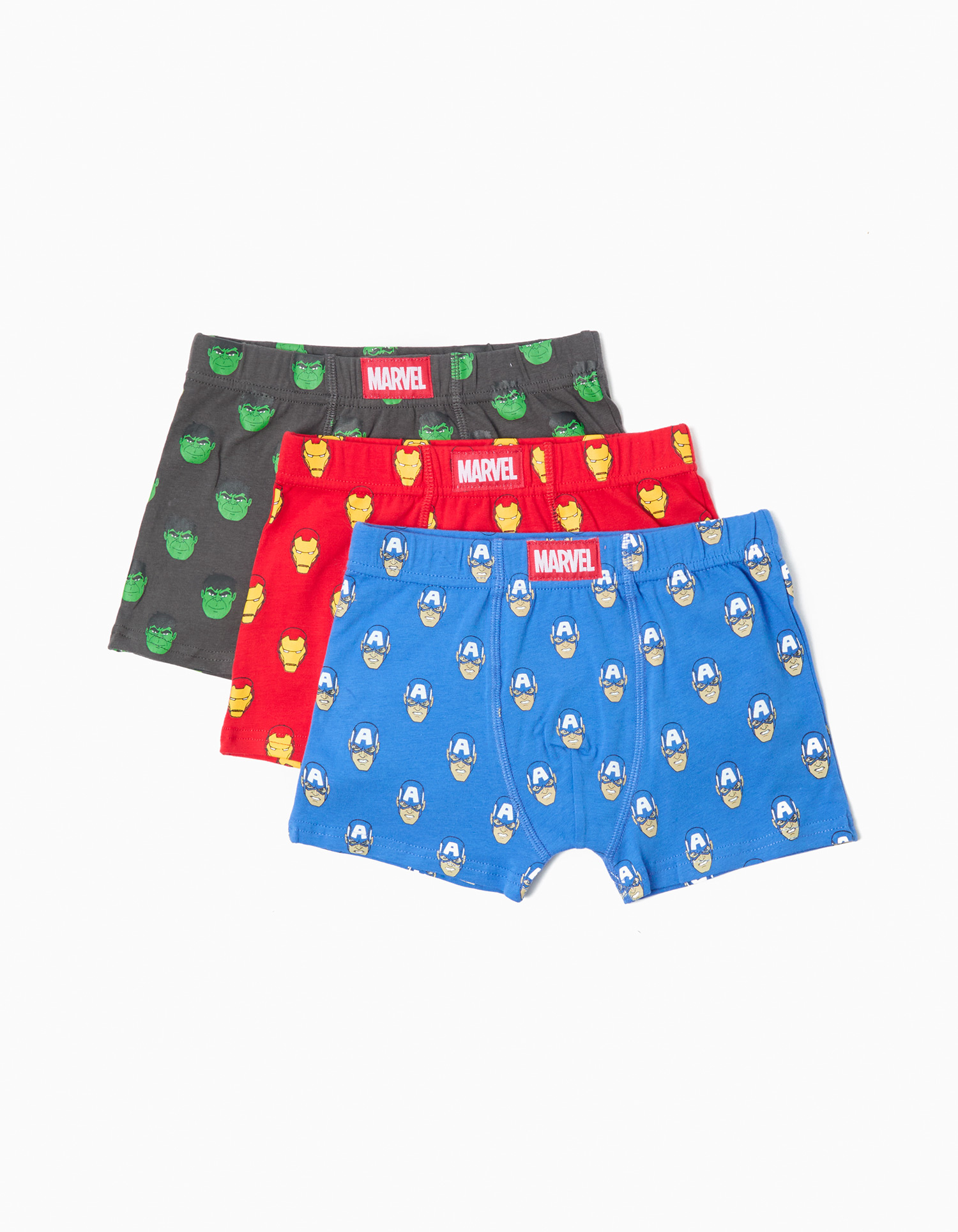 Pack 3 Boxers 'Marvel', Menino, Multicor