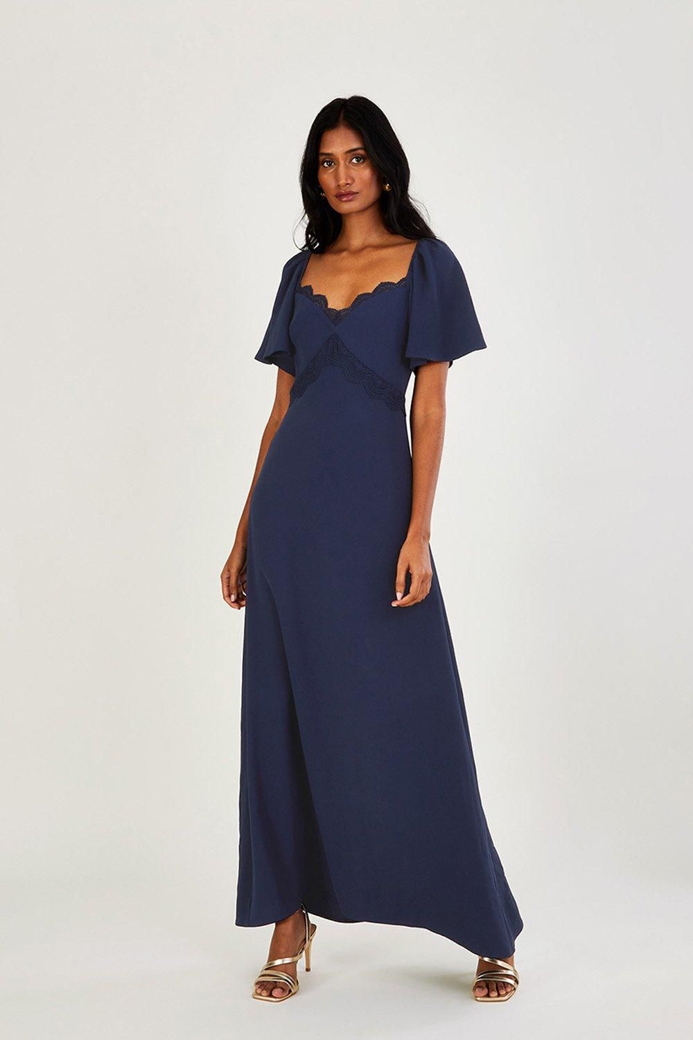 Monsoon Charlotte' Crepe Maxi Dress
