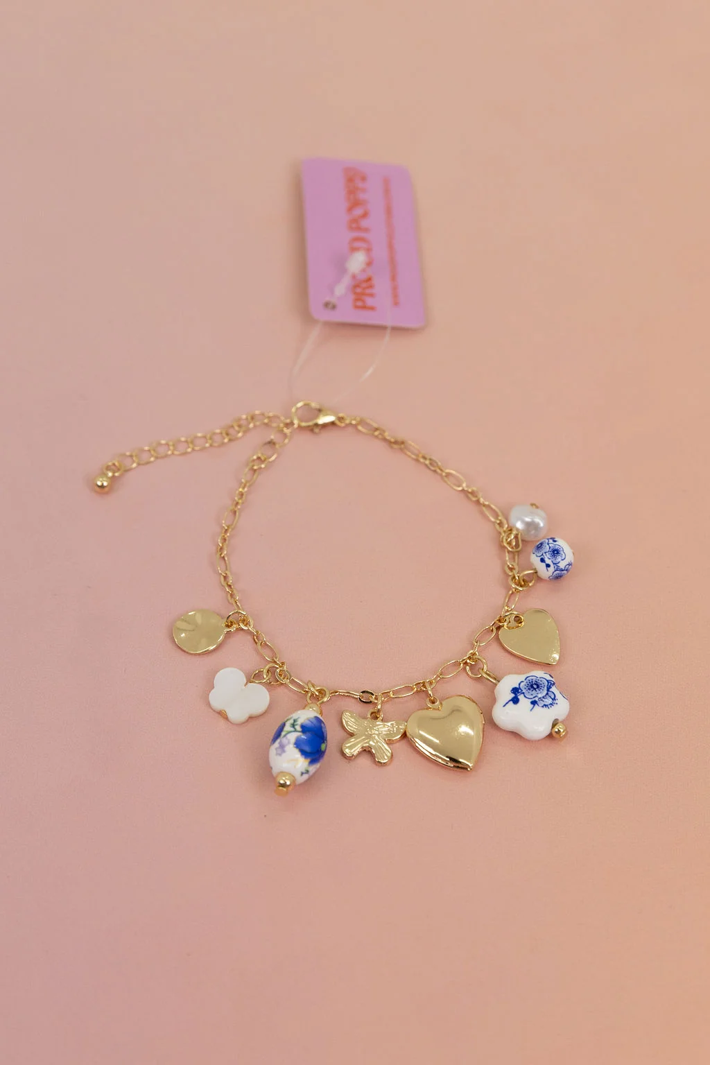 Multi Charm Locket Bracelet