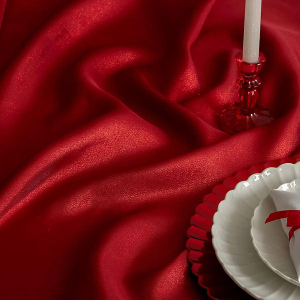 Nappe pailletée 140x240cm rouge - feeric lights &christmas
