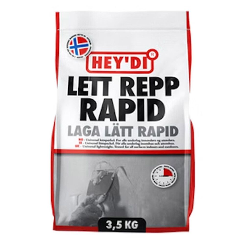 AVRETTNINGSMASSE HEY'DI HURTIG UNIVERSAL LETTSPARKEL 3,5 KG