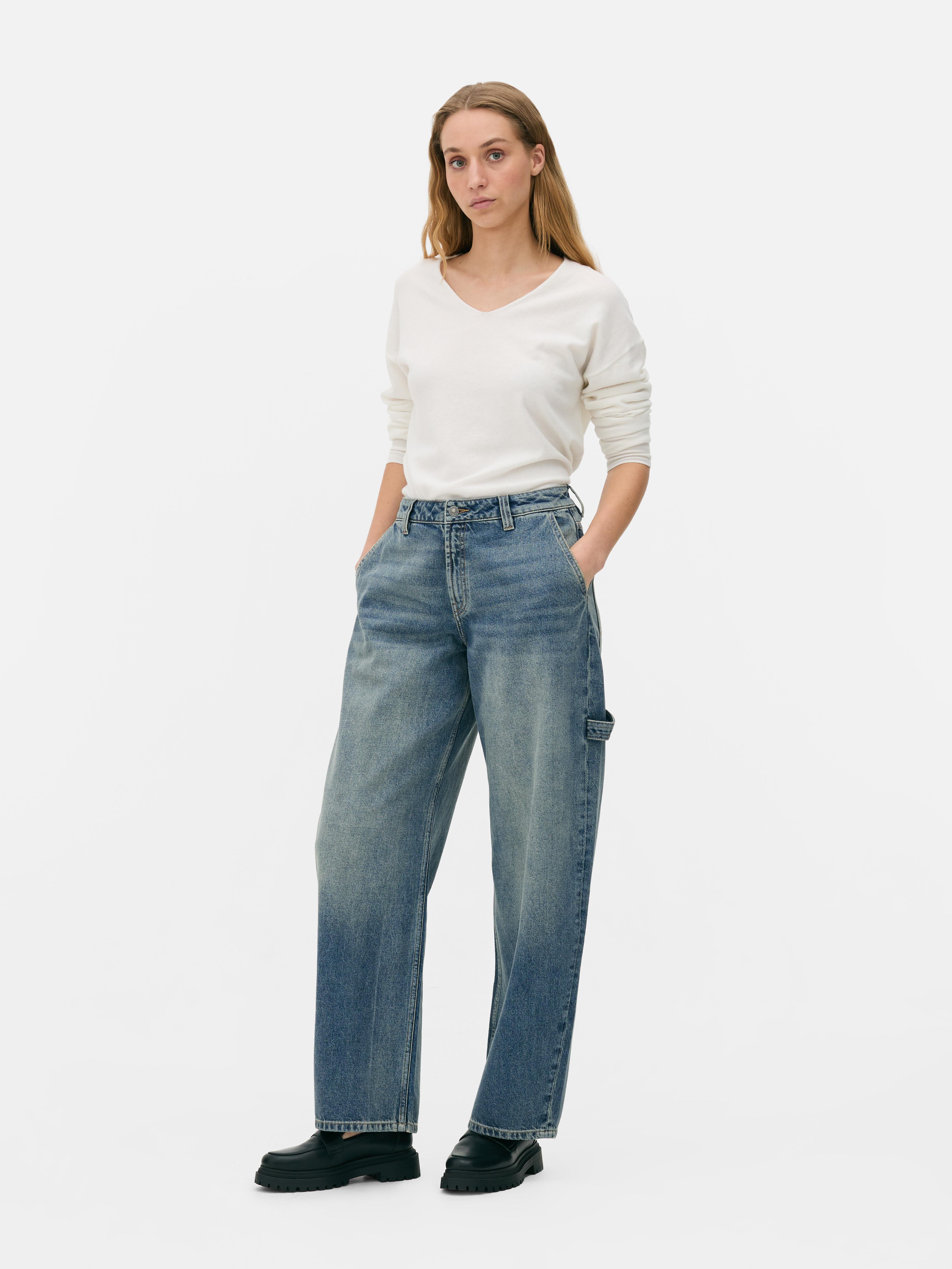 Low Rise Utility Jeans