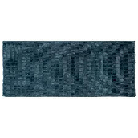DYWANIK 50x120 cm Z MIKROFIBRY poliestrowej niebieski