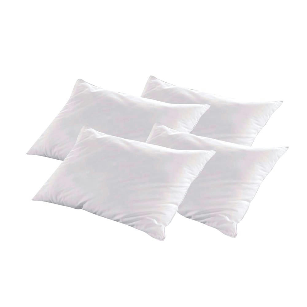 GRAND PALACE - Lot de 4 oreillers 45x70   Fibres creuses polyester