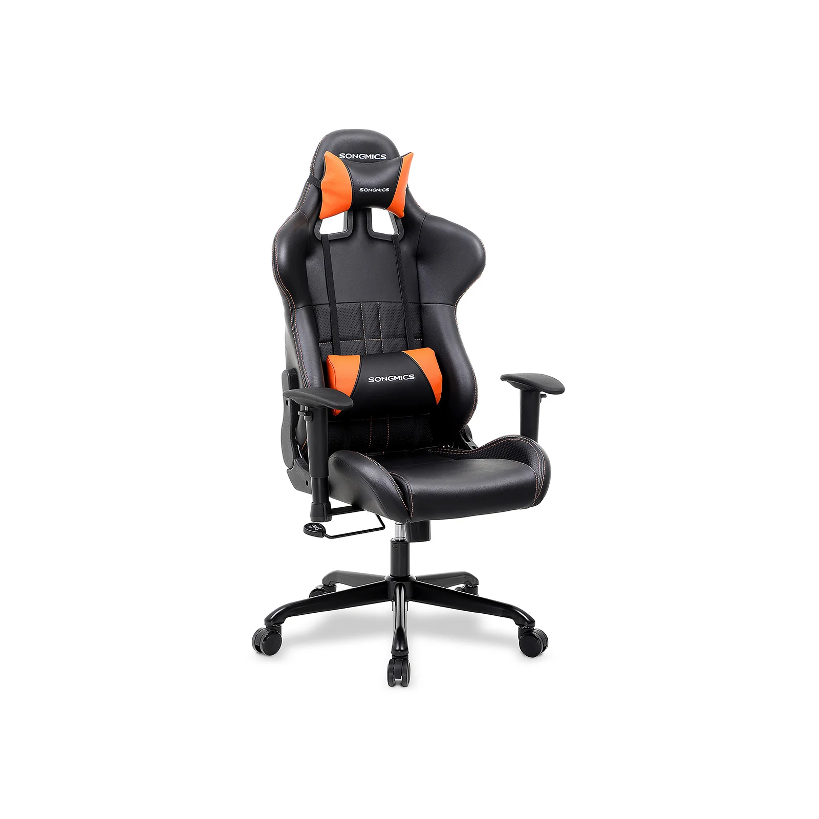 Chaise gaming orange