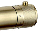 Colonne de douche thermostatique dorée Elégance MTK