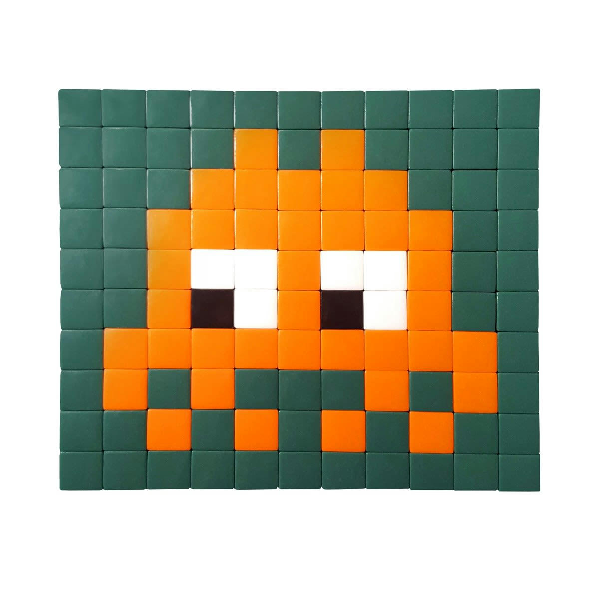 INDOOR INVADERS - Mosaïque invaders en verre orange