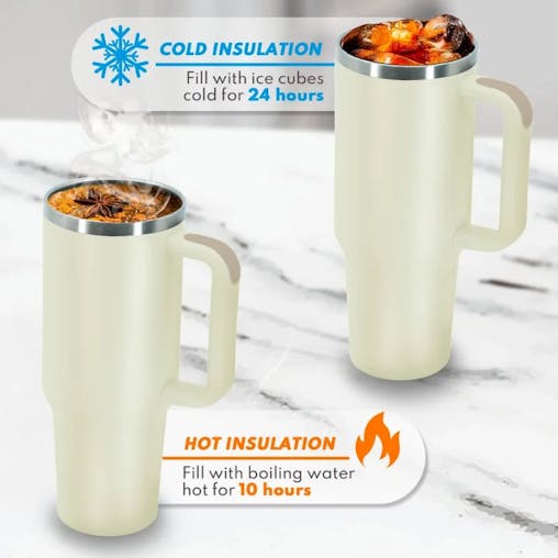 NNEOBA Stainless Steel Insulated Water Bottle Tumbler